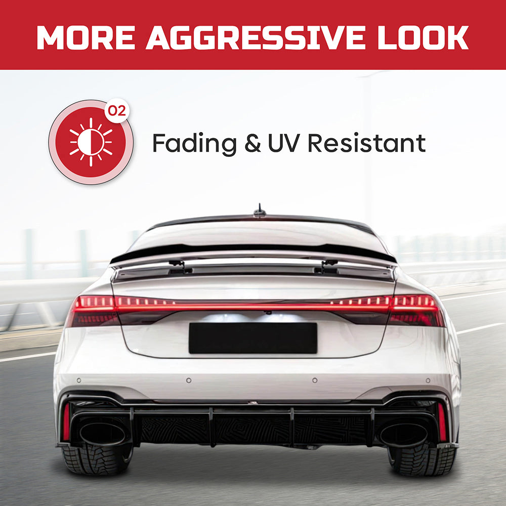 M4 Style Trunk Spoiler - 2019-2025 Audi A7 / A7 S-Line / S7 C8 Sedan