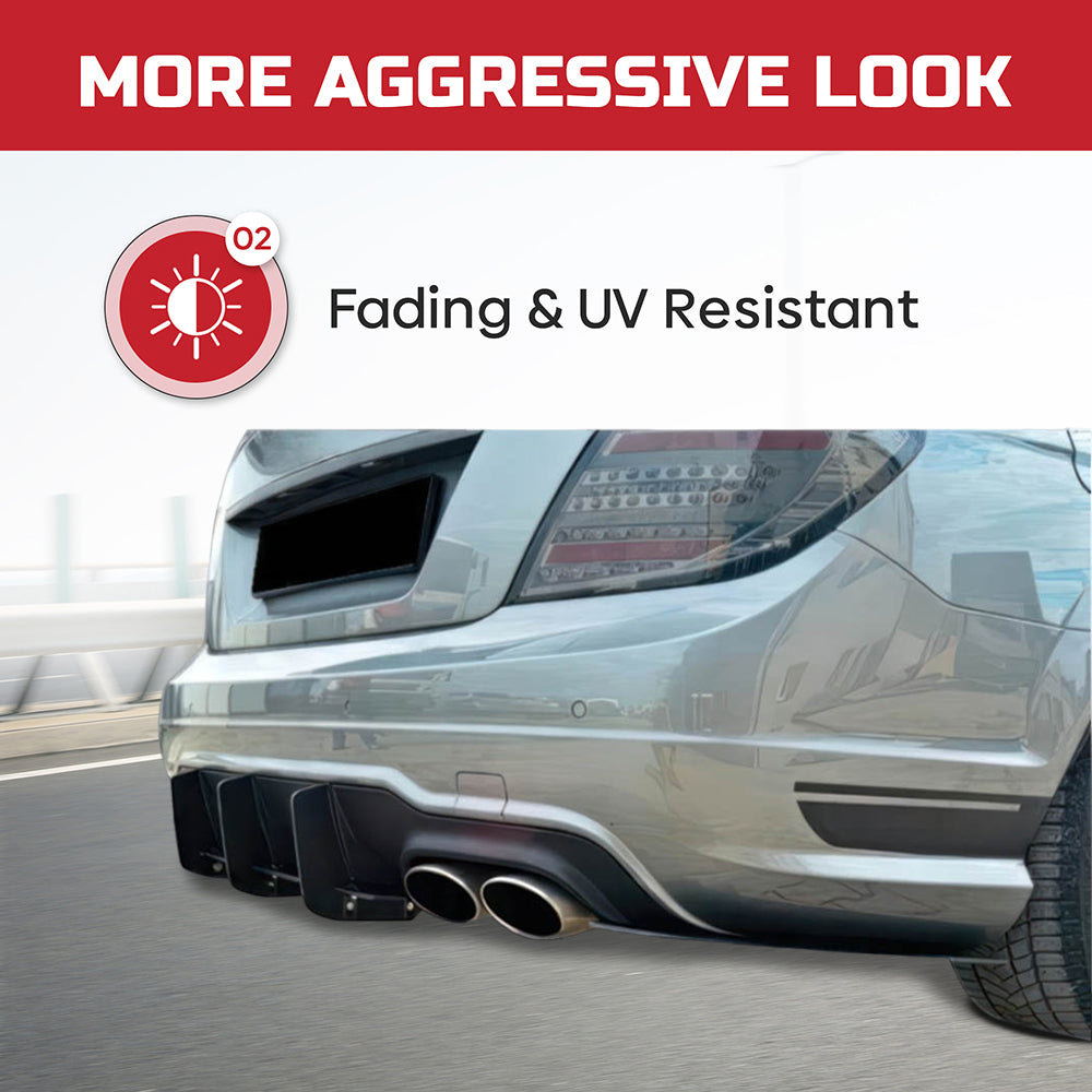 mercedes benz rear diffuser