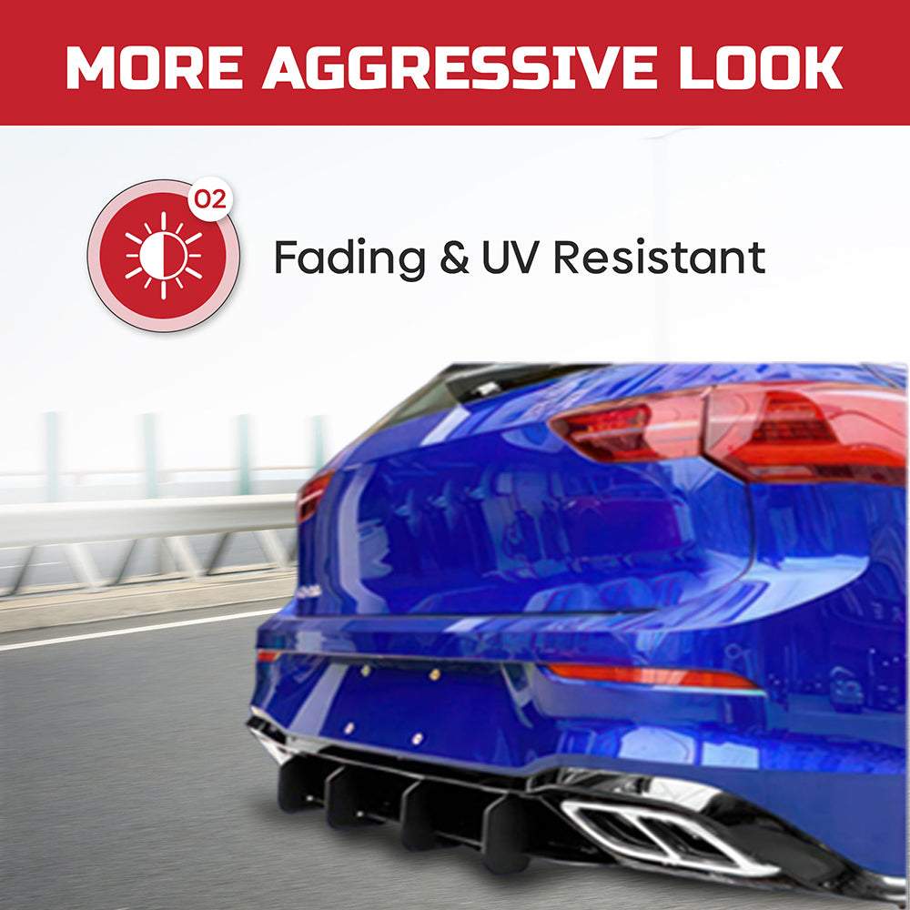 golf gti mk8 rear diffuser