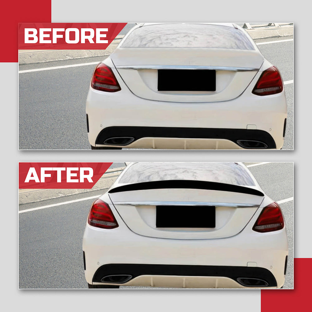 mercedes c class spoiler