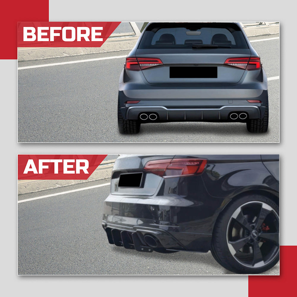 2018 audi s3 rear diffuser