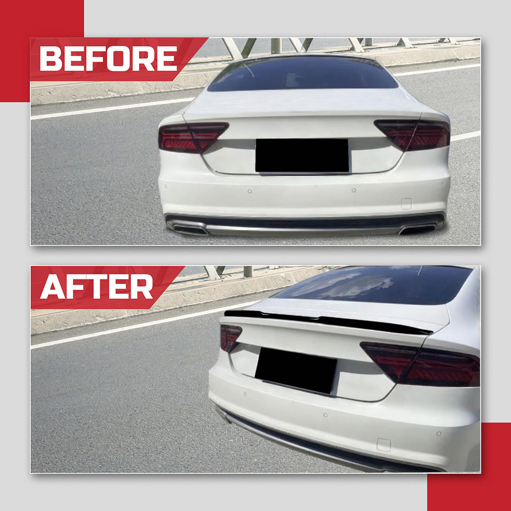 OEM Style Trunk Spoiler - 2010-2017 Audi A7 / A7 S-Line / S7 C7 Sedan