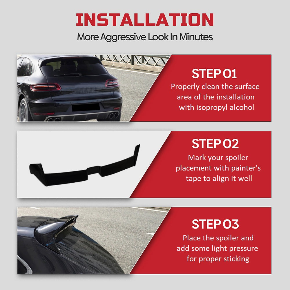 porsche macan roof spoiler