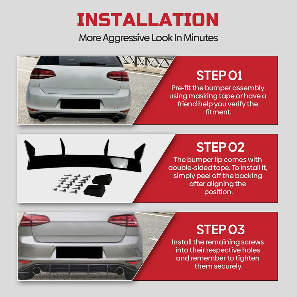 rear diffuser mk7 gti