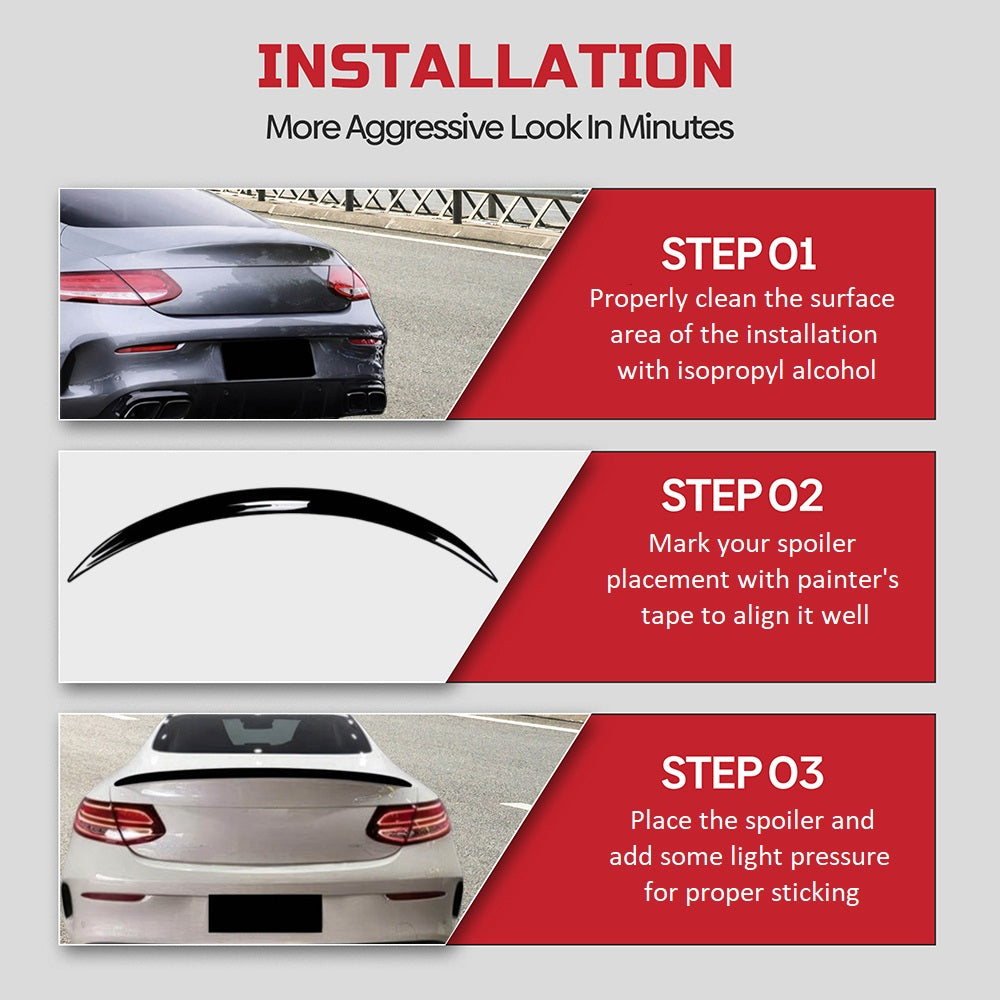 mercedes benz with spoiler