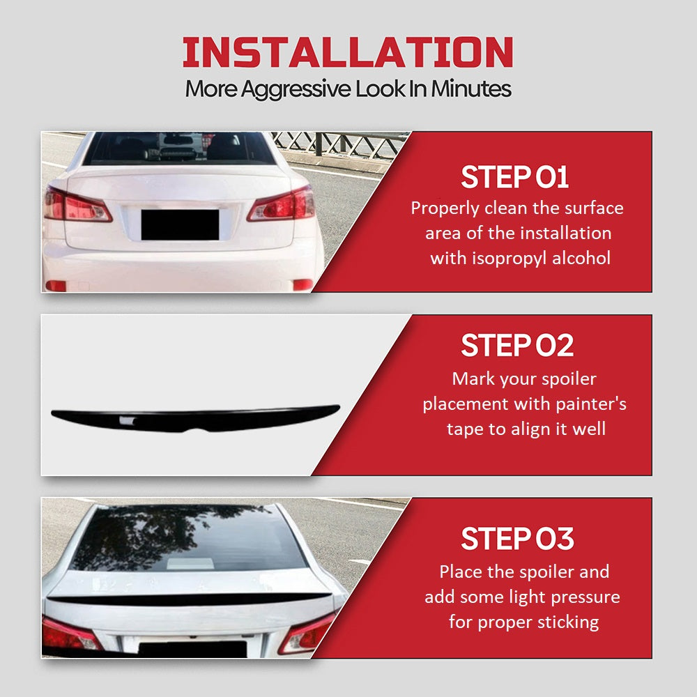 lexus is200t spoiler