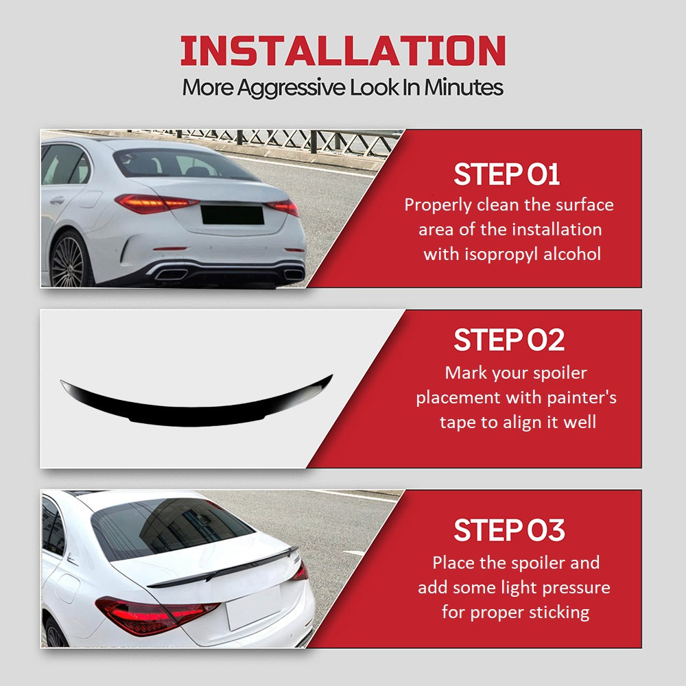 mercedes spoiler c class