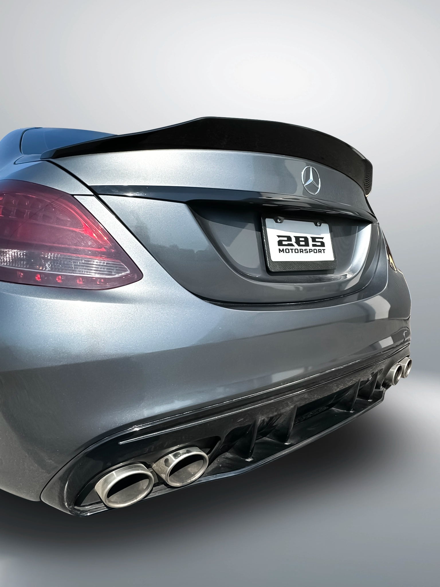 PSM Style Trunk Spoiler - 2015-2021 Mercedes Benz C-Class W205 & Facelift Sedan