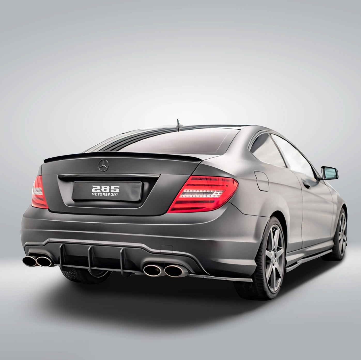 AMG Style Trunk Spoiler - 2007-2014 Mercedes Benz C-Class W204 Coupe / Sedan