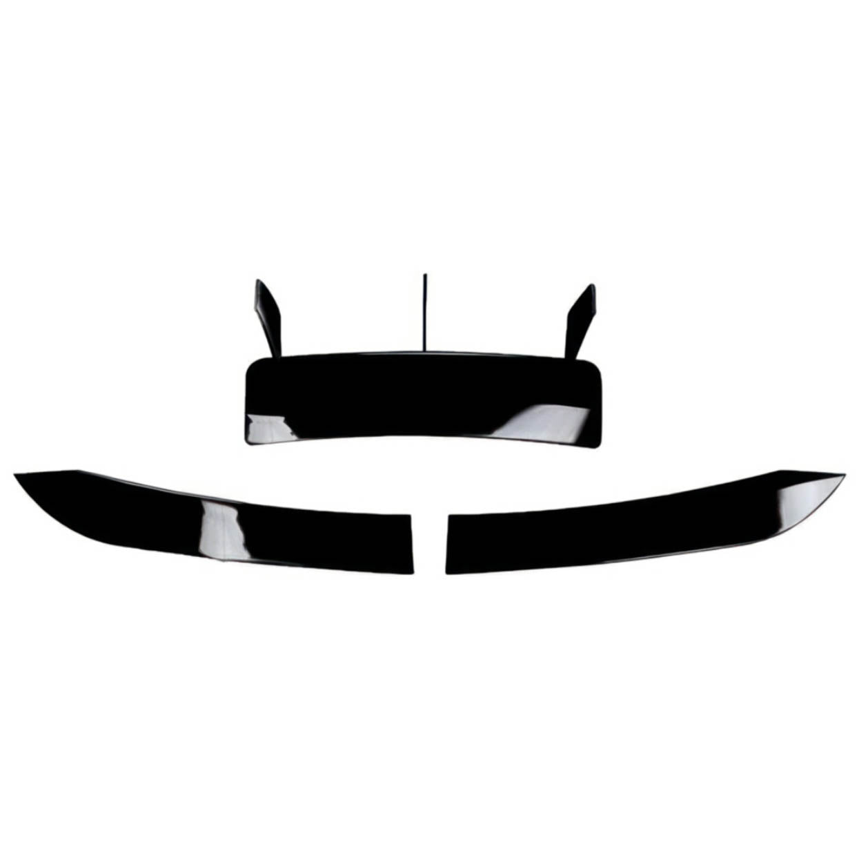 Shark Fin Rear Diffuser - 2007-2011 Mercedes Benz C-Class W204 Sedan