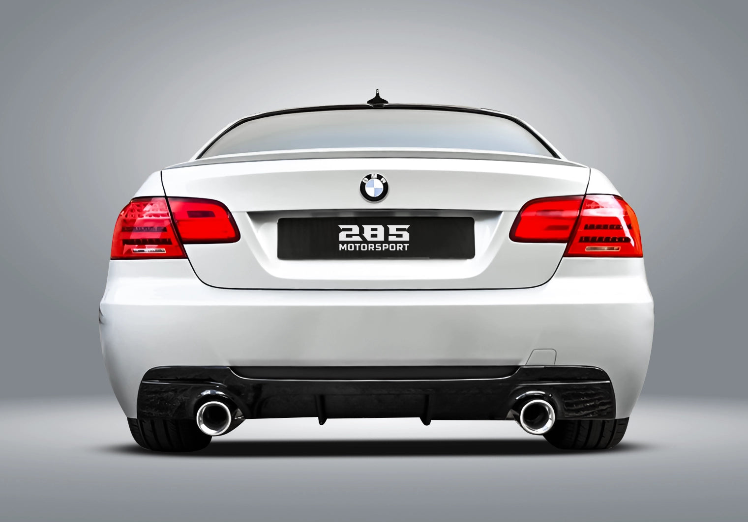M Performance Style Rear Diffuser - 2006-2011 BMW 3 Series E90 Sedan