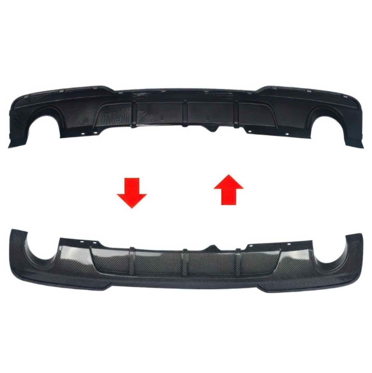 Rear Diffuser - 2010-2017 BMW 5 Series F10 Sedan