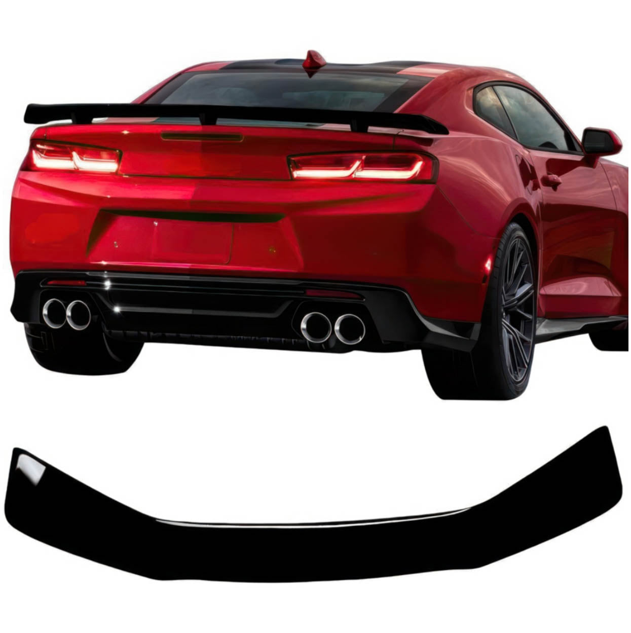 chevrolet camaro with spoiler