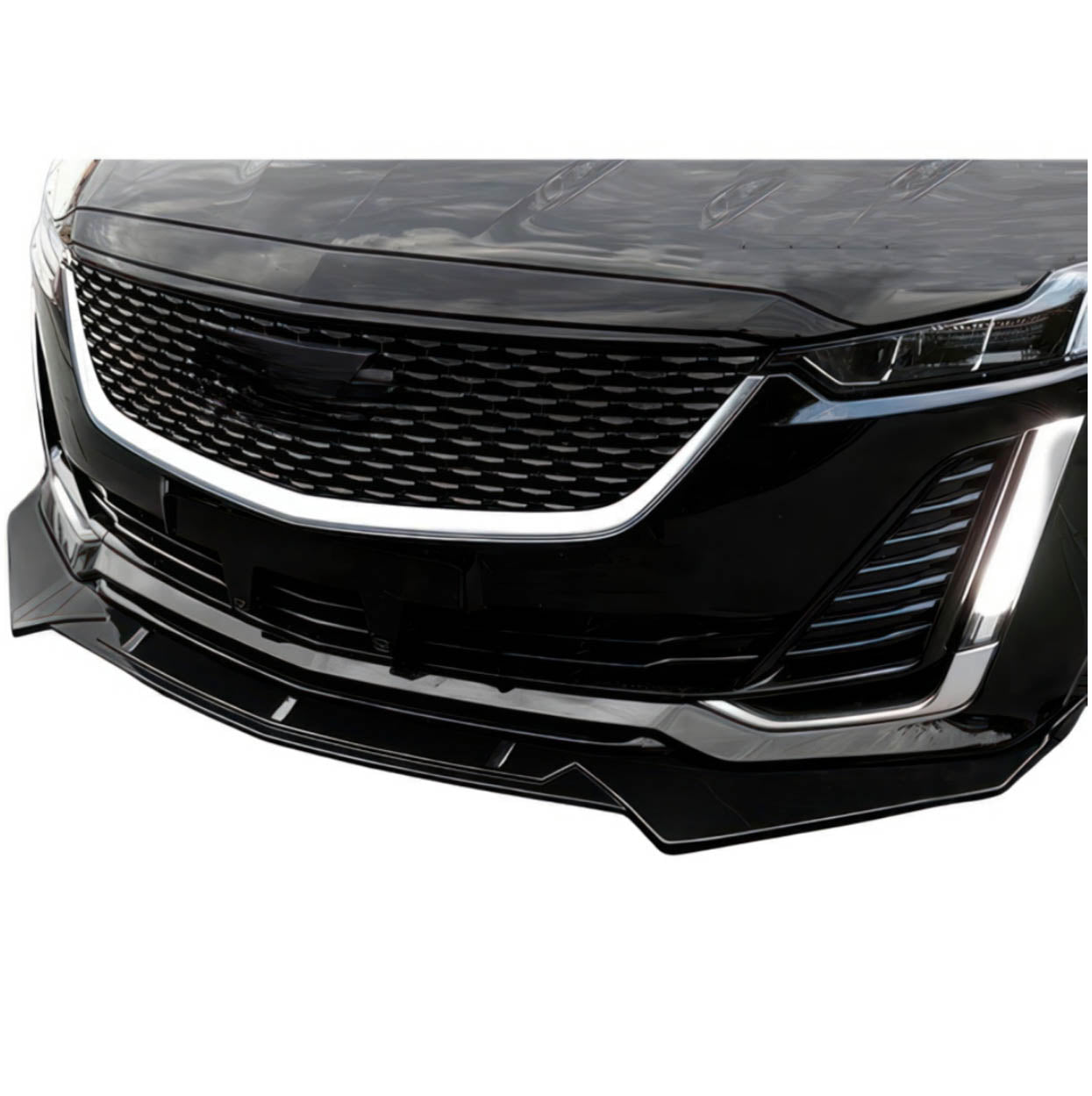 Front Lip Splitter - 2020-2025 Cadillac CT5 1st Gen Sedan
