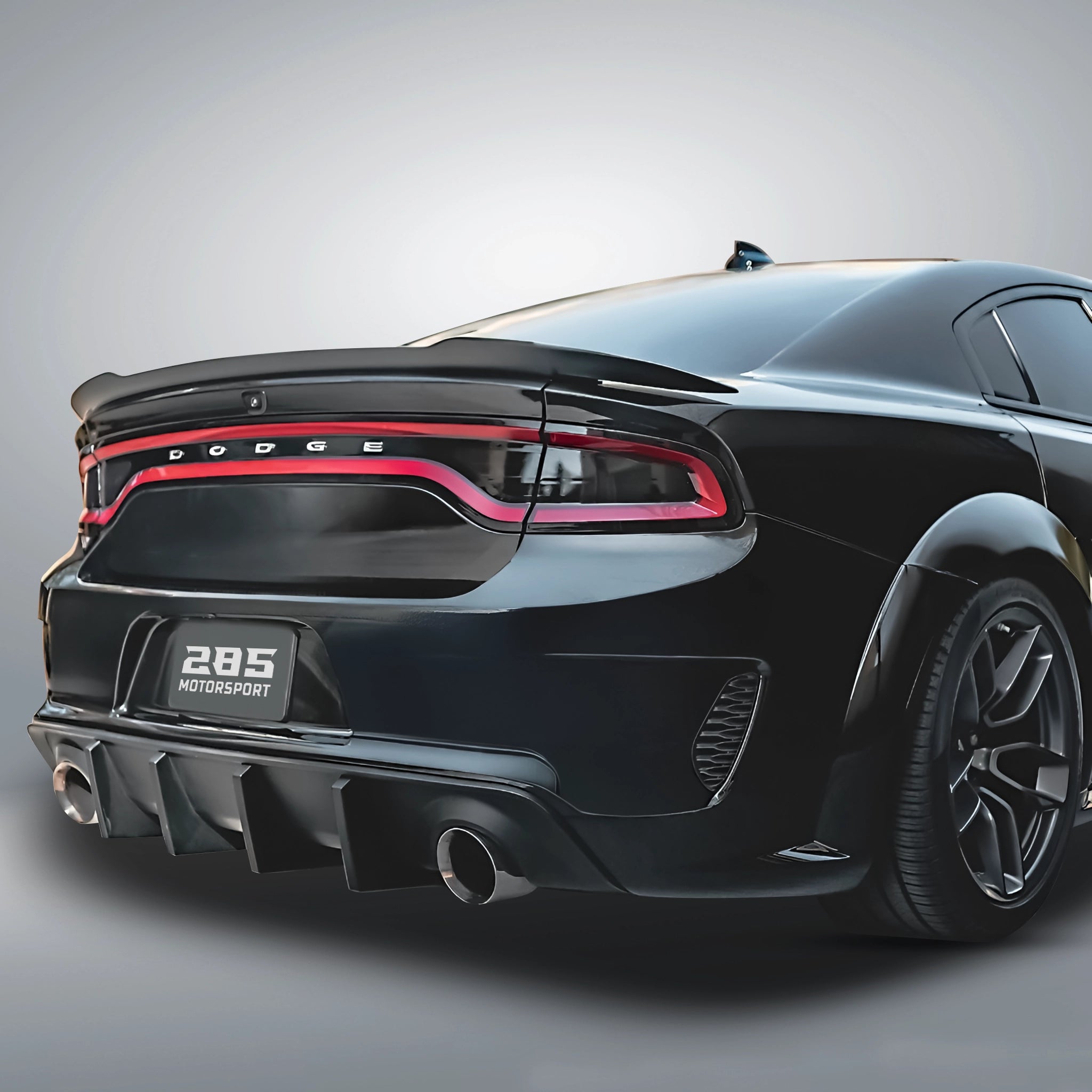 SRT Style Rear Diffuser - 2015-2021 Dodge Charger 7th Gen SXT, RT, SE, Scat Pack, GT