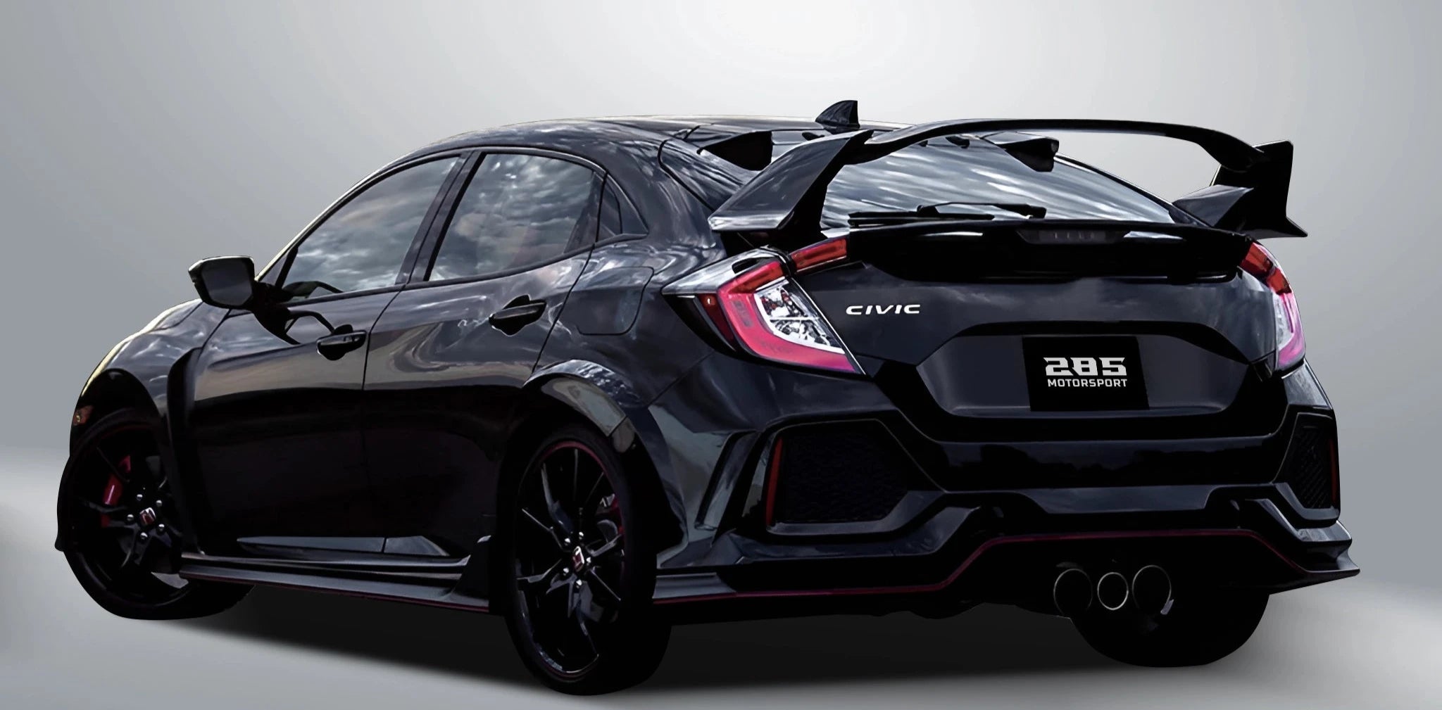 Type R Style Rear Wing - 2016-2021 Honda Civic 10th Gen Hatchback