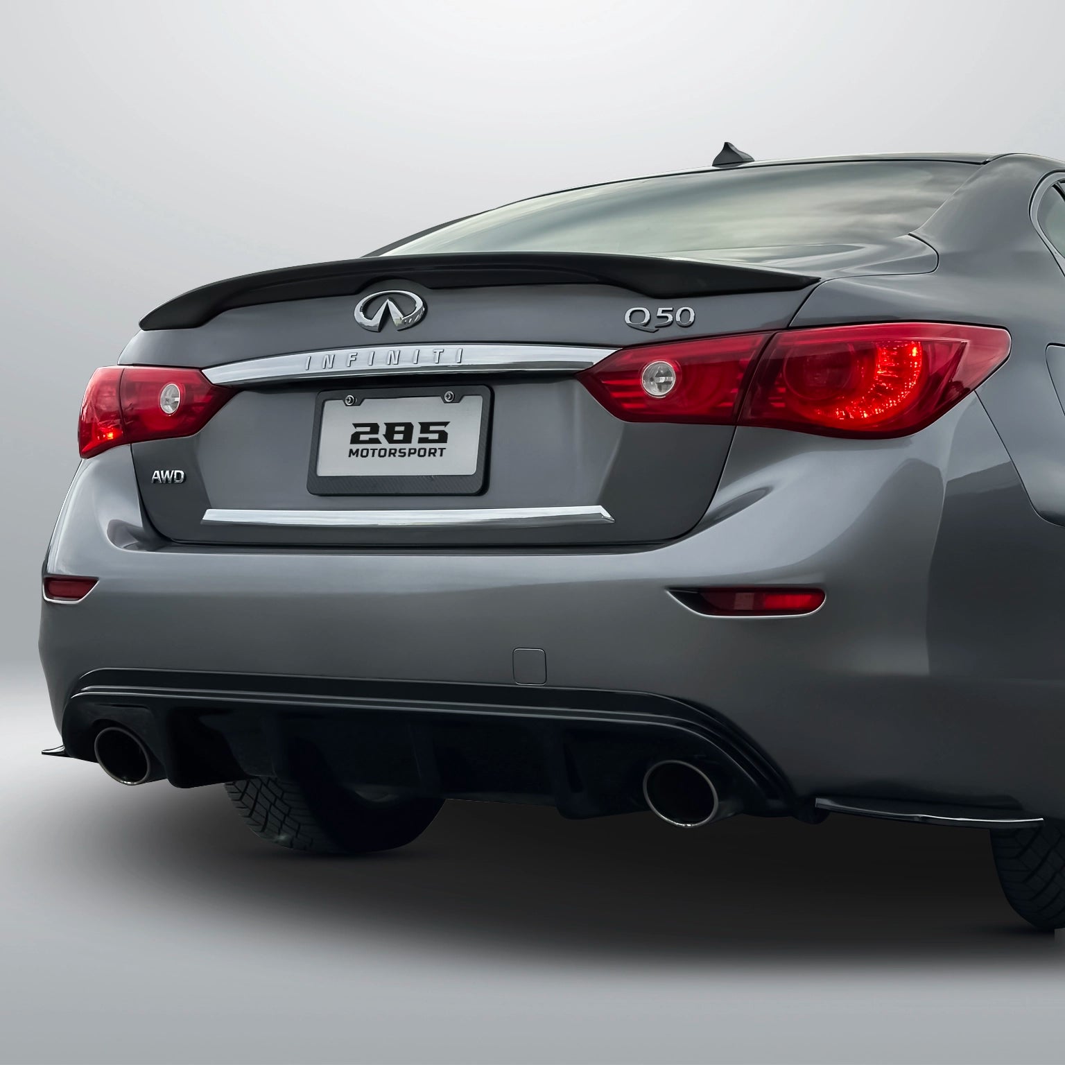 Rear Diffuser - 2014-2017 Infiniti Q50 1st Gen Sedan