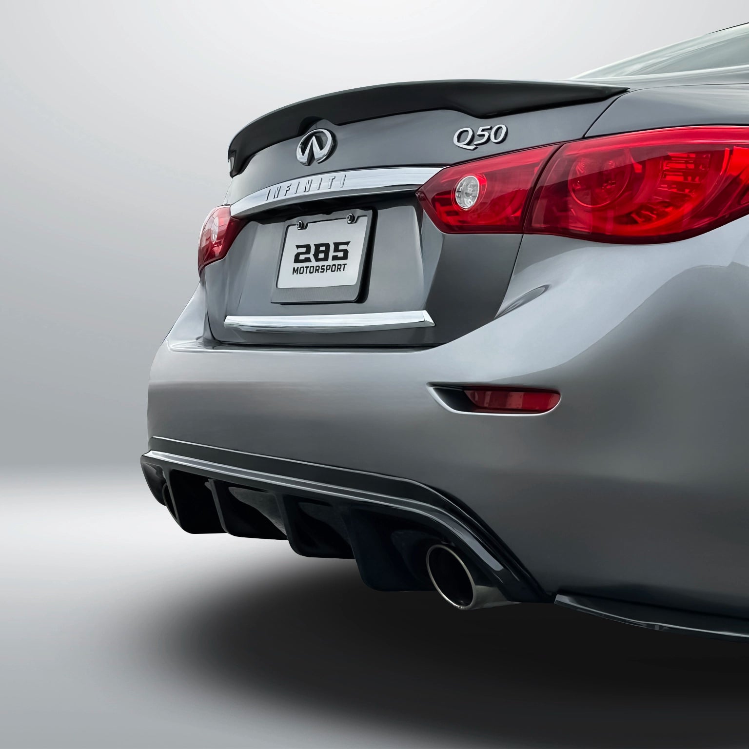 Rear Diffuser - 2014-2017 Infiniti Q50 1st Gen Sedan