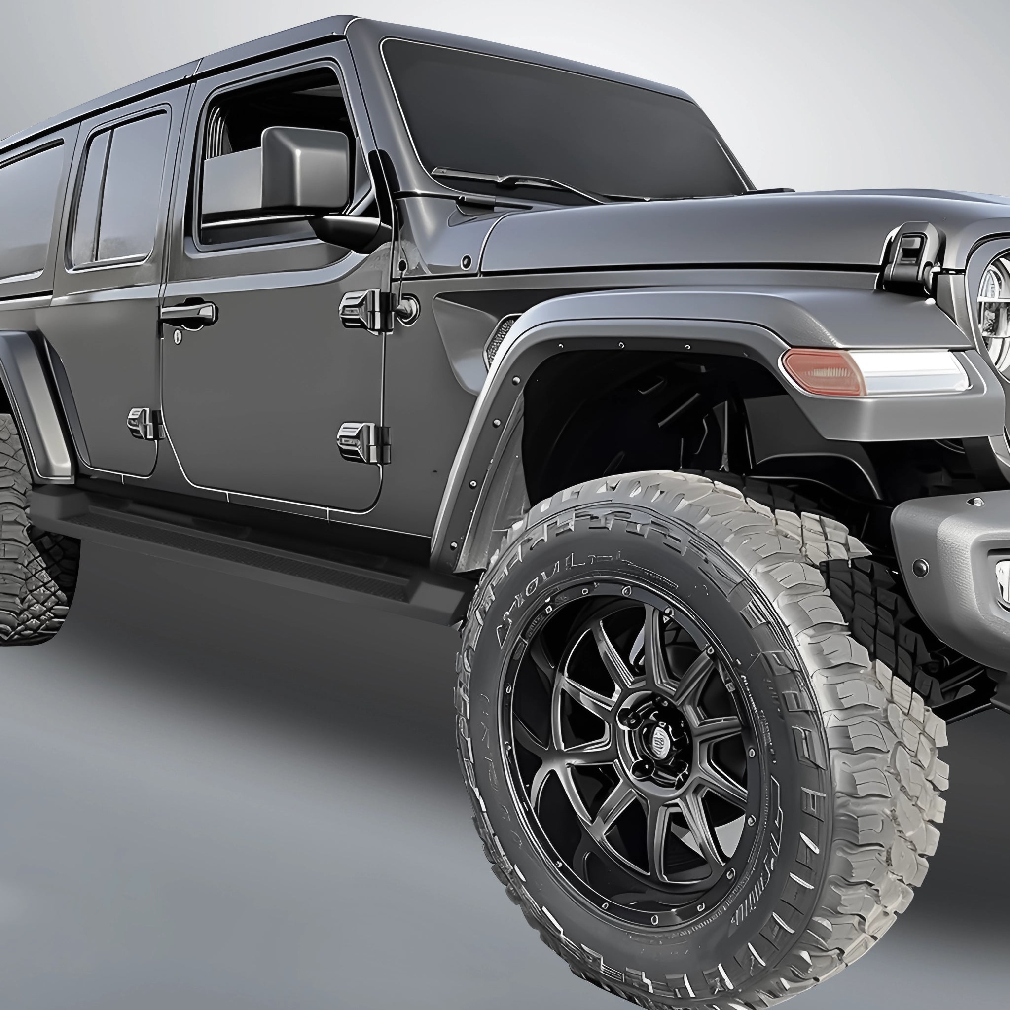 Side Steps - 2018-2024 Jeep Wrangler Unlimited - Running boards