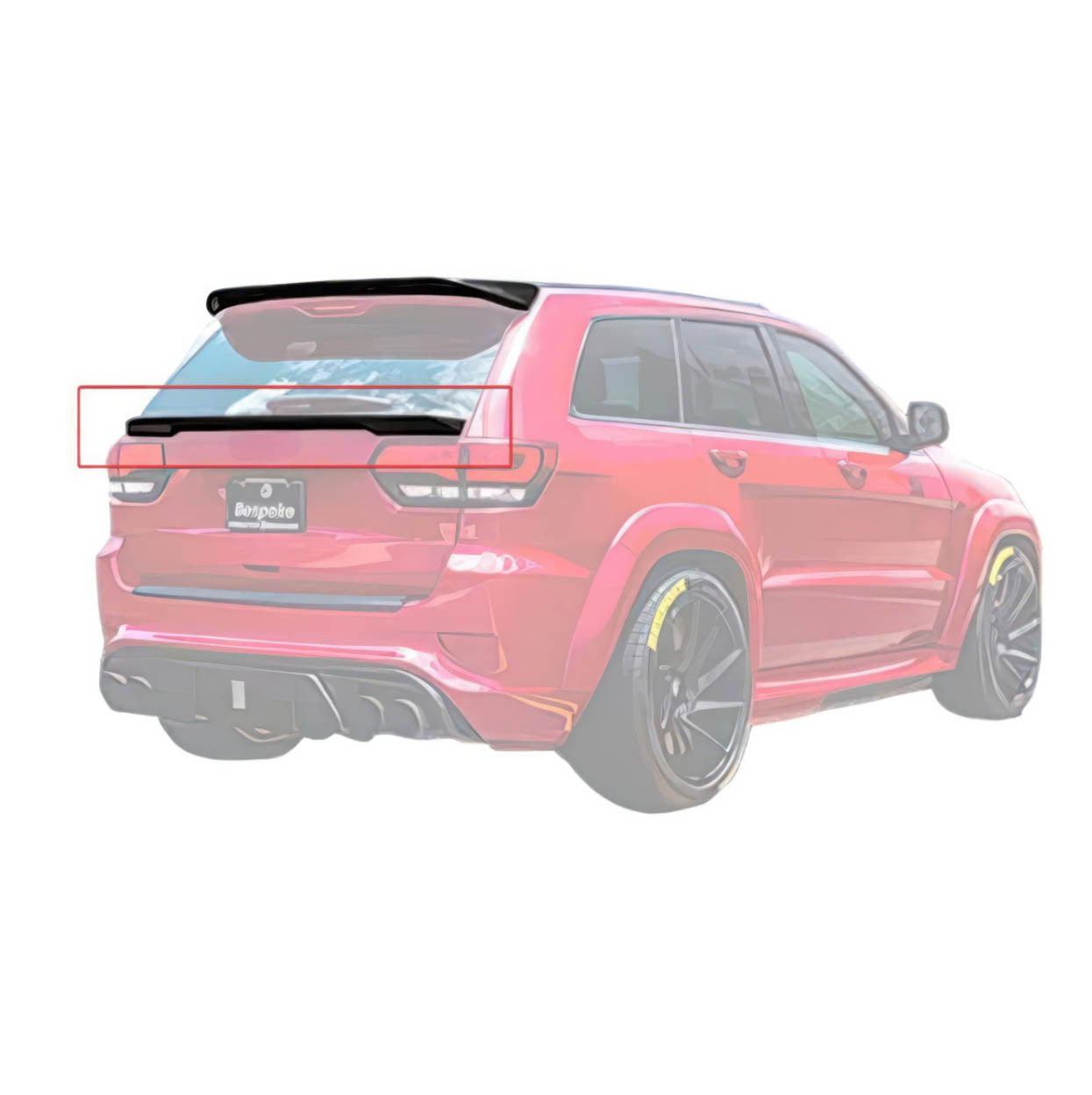 Middle Spoiler - 2014-2020 Jeep Grand Cherokee Wk2