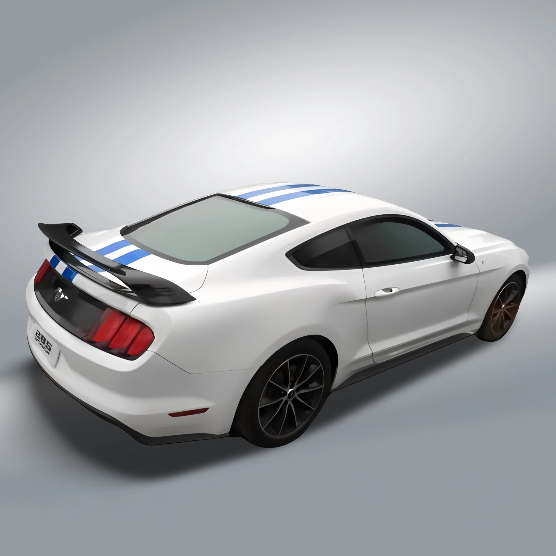 GT350 Style Rear Wing - 2015-2023 Mustang 6th Gen 2.3L Ecoboost, 3.7L V6, 5.0L GT