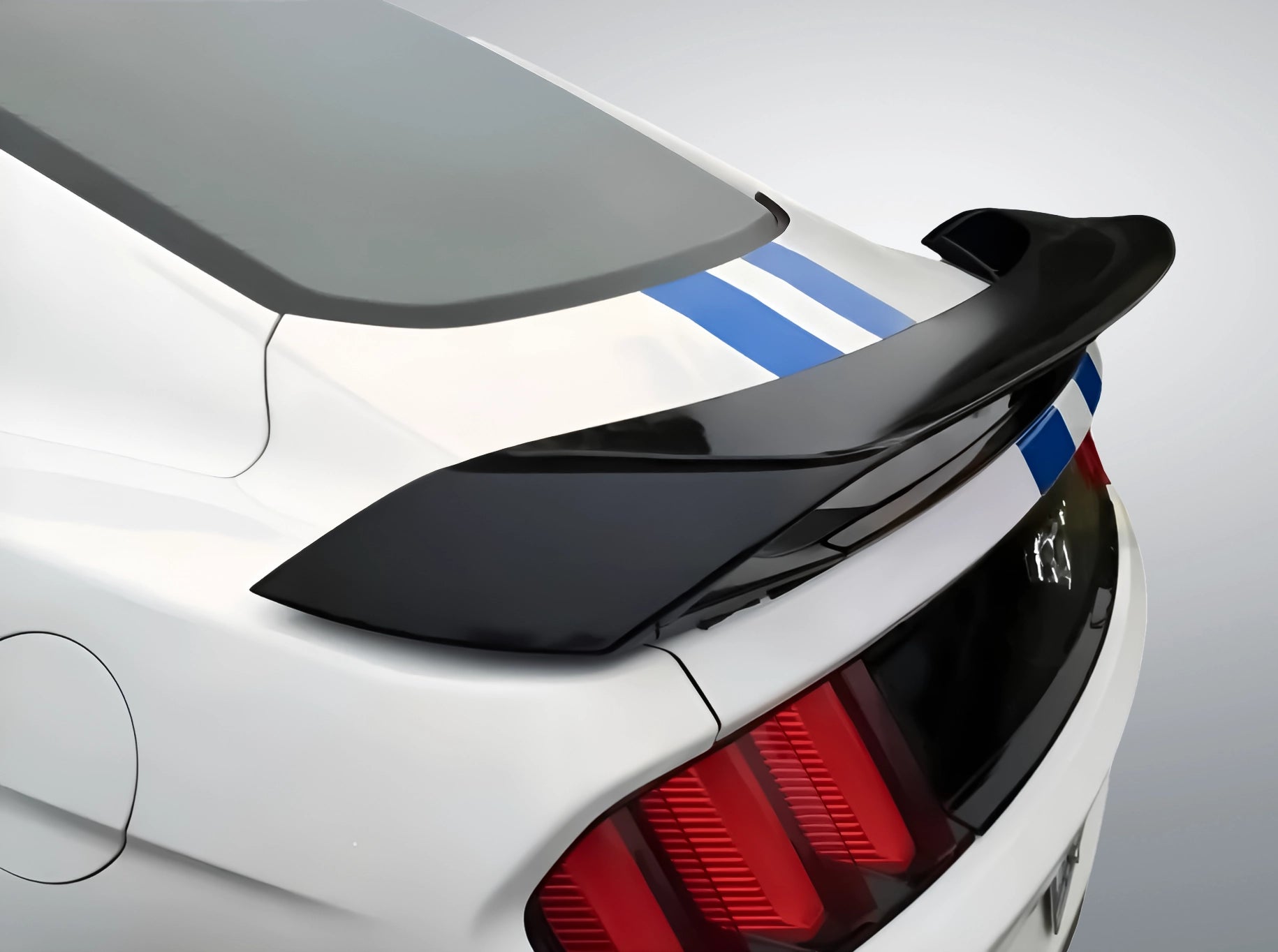 GT350 Style Rear Wing - 2015-2023 Mustang 6th Gen 2.3L Ecoboost, 3.7L V6, 5.0L GT