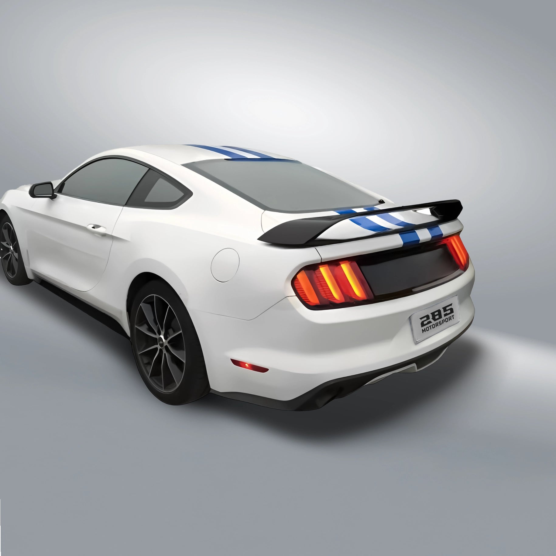 GT350 Style Rear Wing - 2015-2023 Mustang 6th Gen 2.3L Ecoboost, 3.7L V6, 5.0L GT