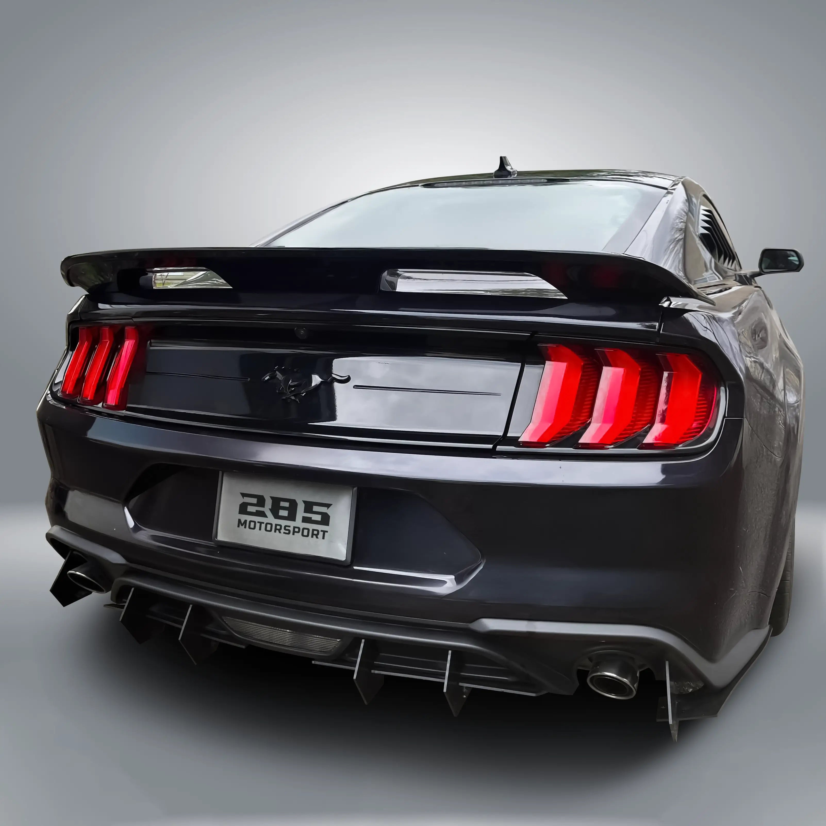 Shark Fin Rear Diffuser - 2018-2023 Mustang Ecoboost 6th Gen