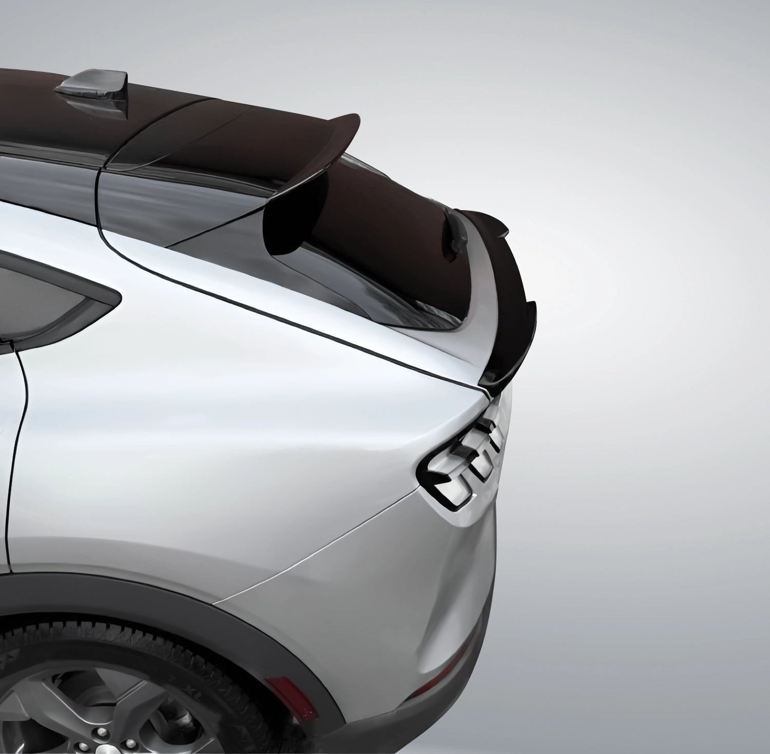 M4 Style Middle Spoiler - 2021-2025 Mustang Mach E 1st Gen