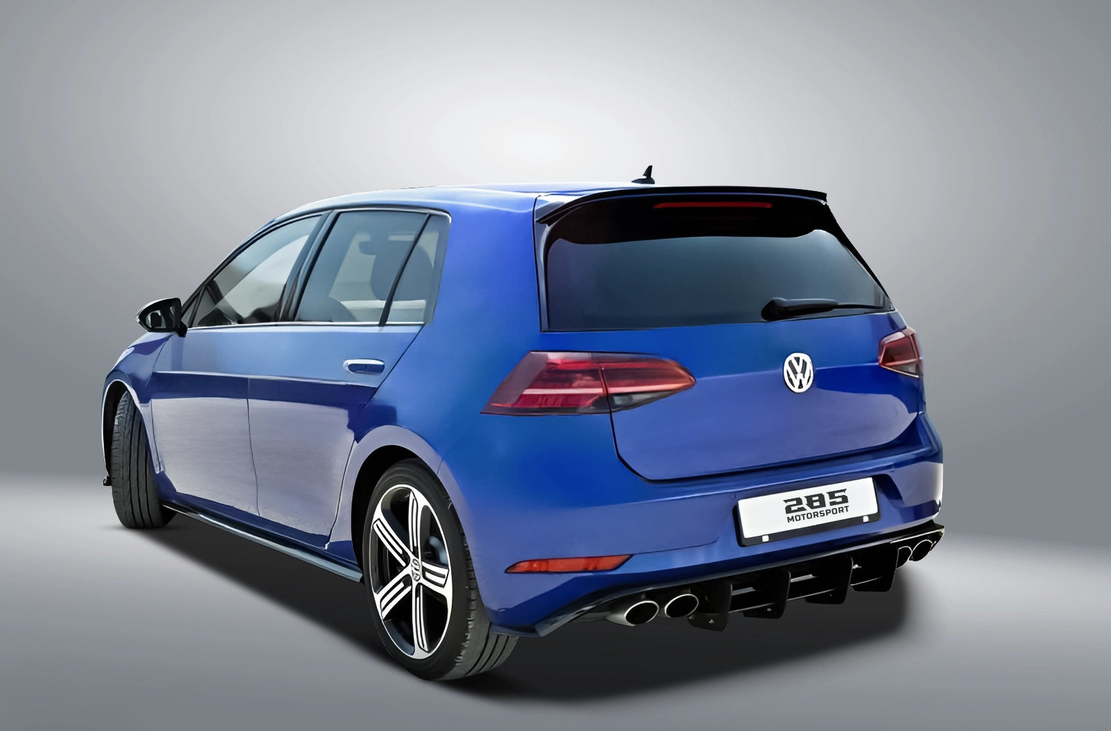 Shark Fin Rear Diffuser - 2018-2021 Golf Mk7.5 R