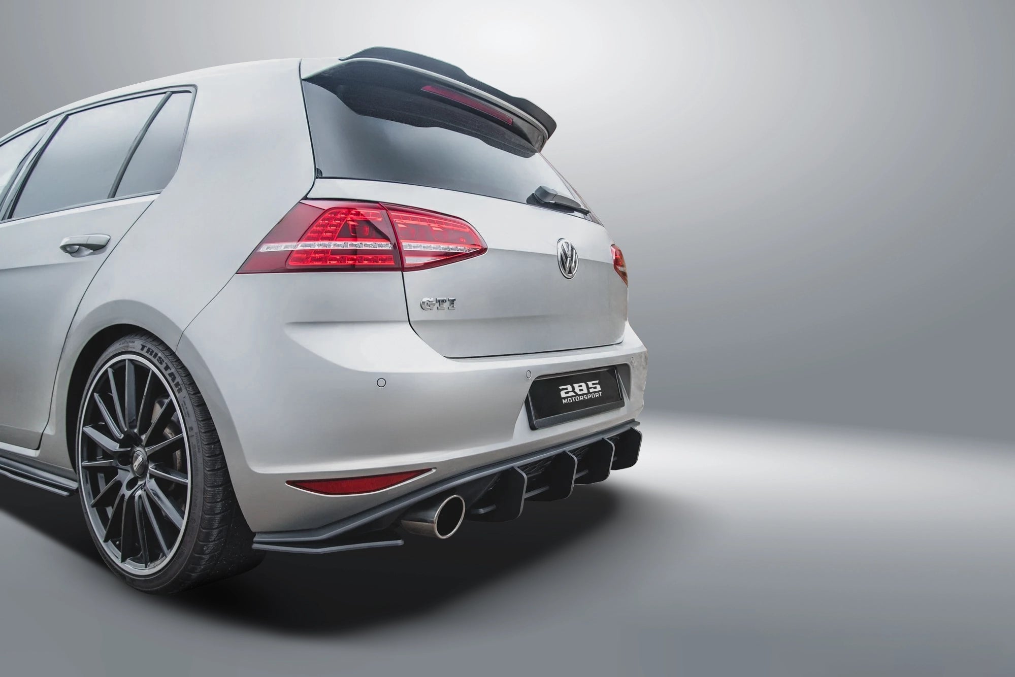 Shark Fin Rear Diffuser - 2015-2017 Golf Mk7 GTI