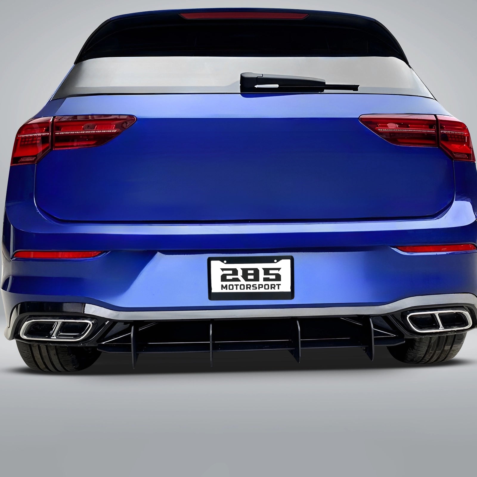 Shark Fin Rear Diffuser - 2022-2025 Golf Mk8 Base model