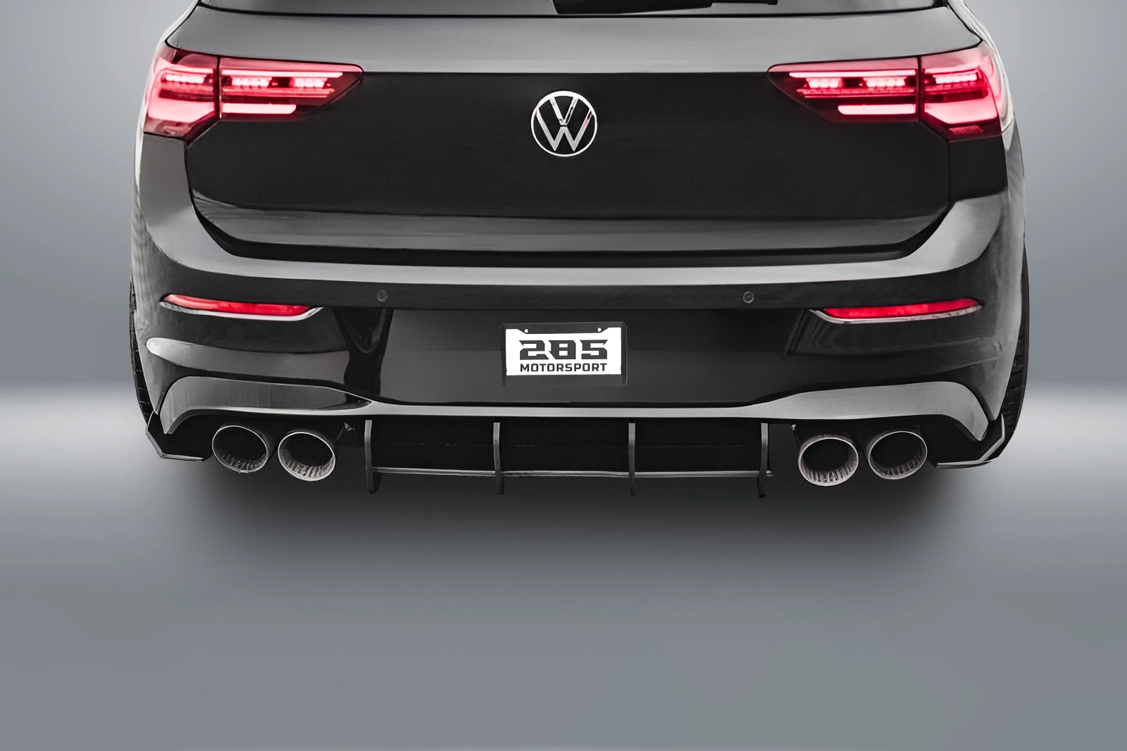 Shark Fin Rear Diffuser Type 2 - 2022-2025 Golf Mk8 R