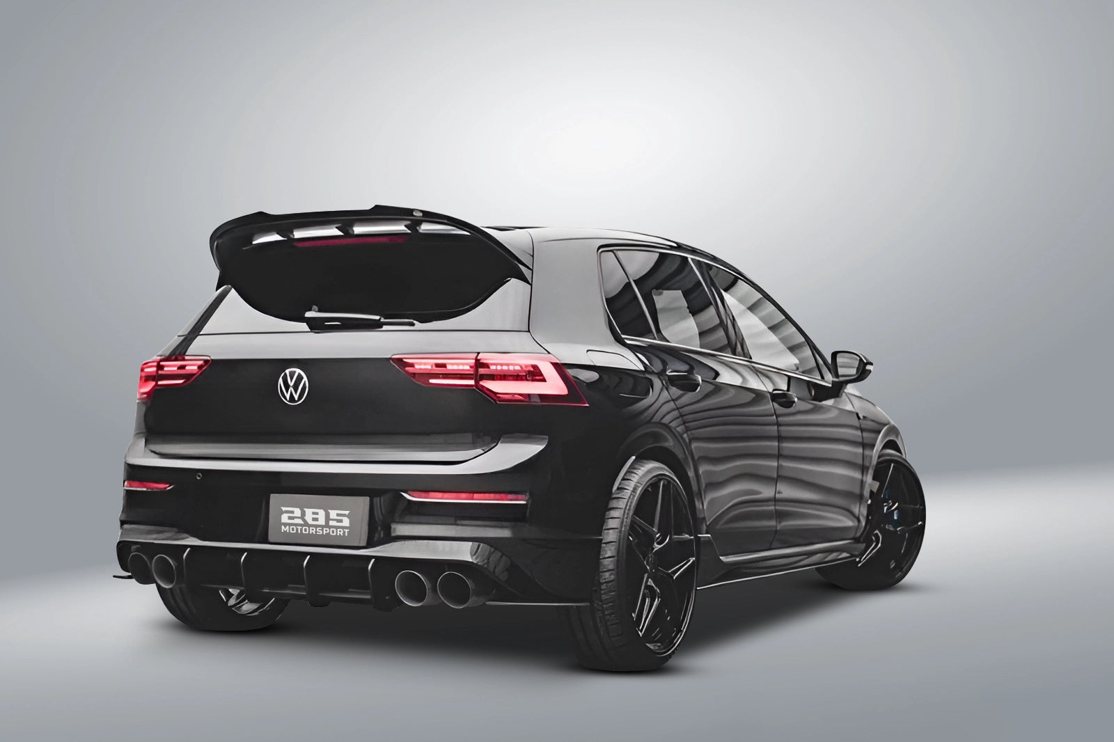 Shark Fin Rear Diffuser Type 2 - 2022-2025 Golf Mk8 R