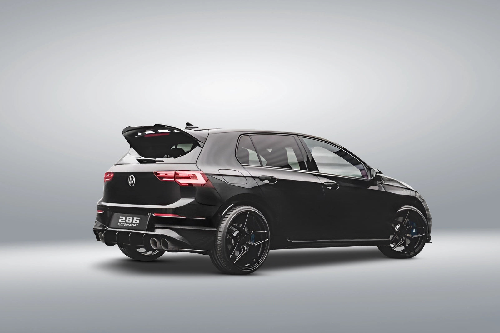 Shark Fin Rear Diffuser Type 2 - 2022-2025 Golf Mk8 R