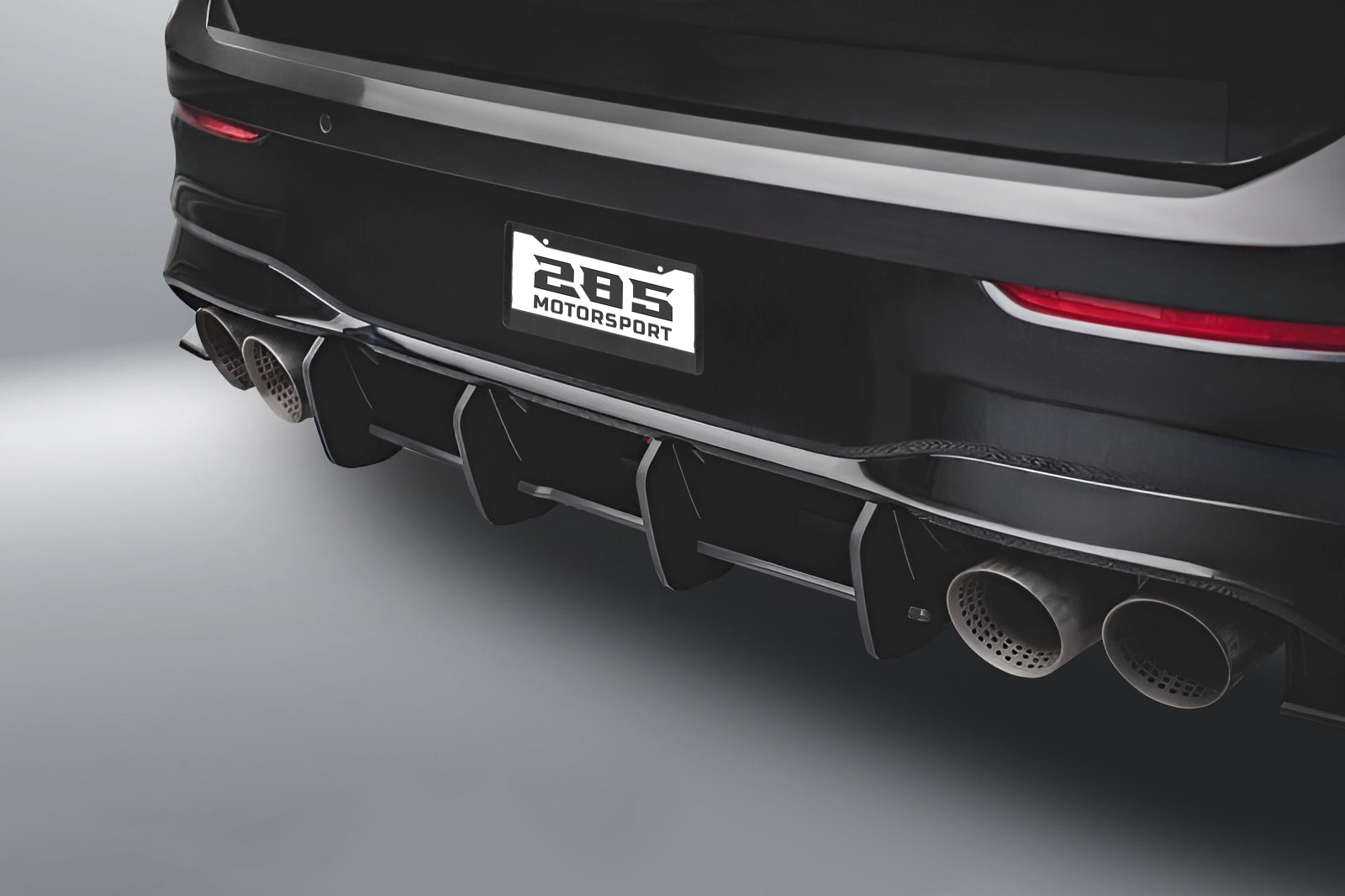 Shark Fin Rear Diffuser Type 2 - 2022-2025 Golf Mk8 R