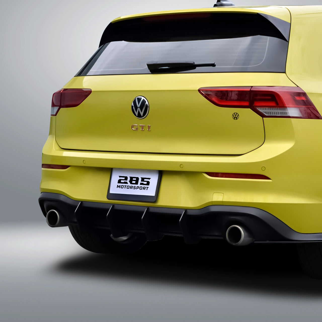 Shark Fin Rear Diffuser - 2022-2025 Golf Mk8 GTI