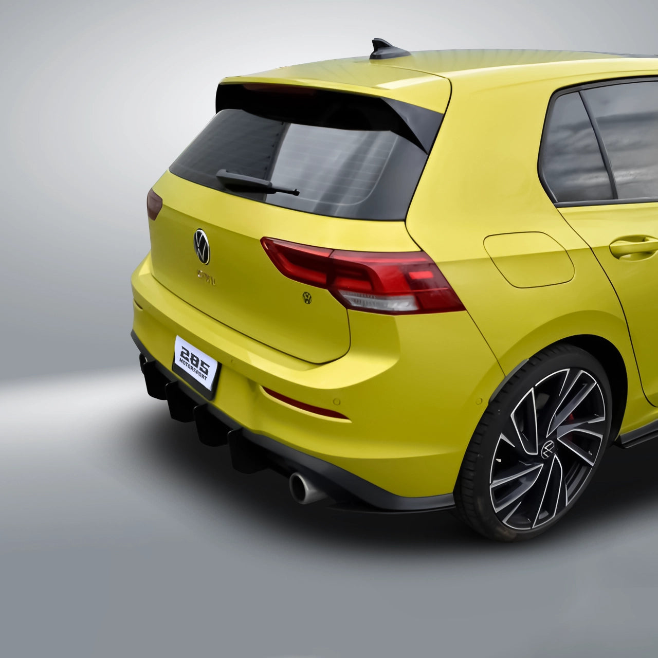 Shark Fin Rear Diffuser - 2022-2025 Golf Mk8 GTI