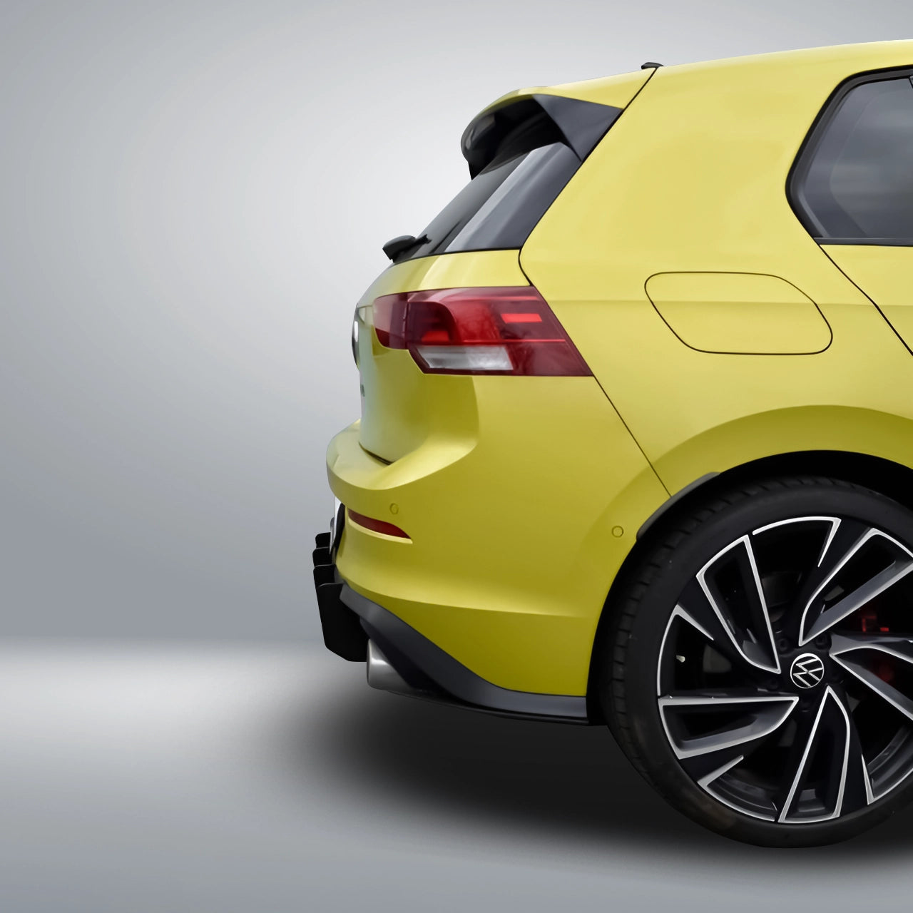 Shark Fin Rear Diffuser - 2022-2025 Golf Mk8 GTI