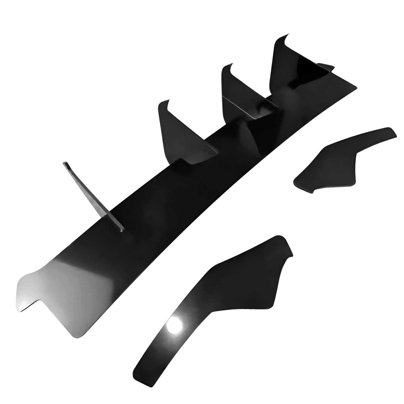 Shark Fin Rear Diffuser - 2022-2025 Golf Mk8 GTI