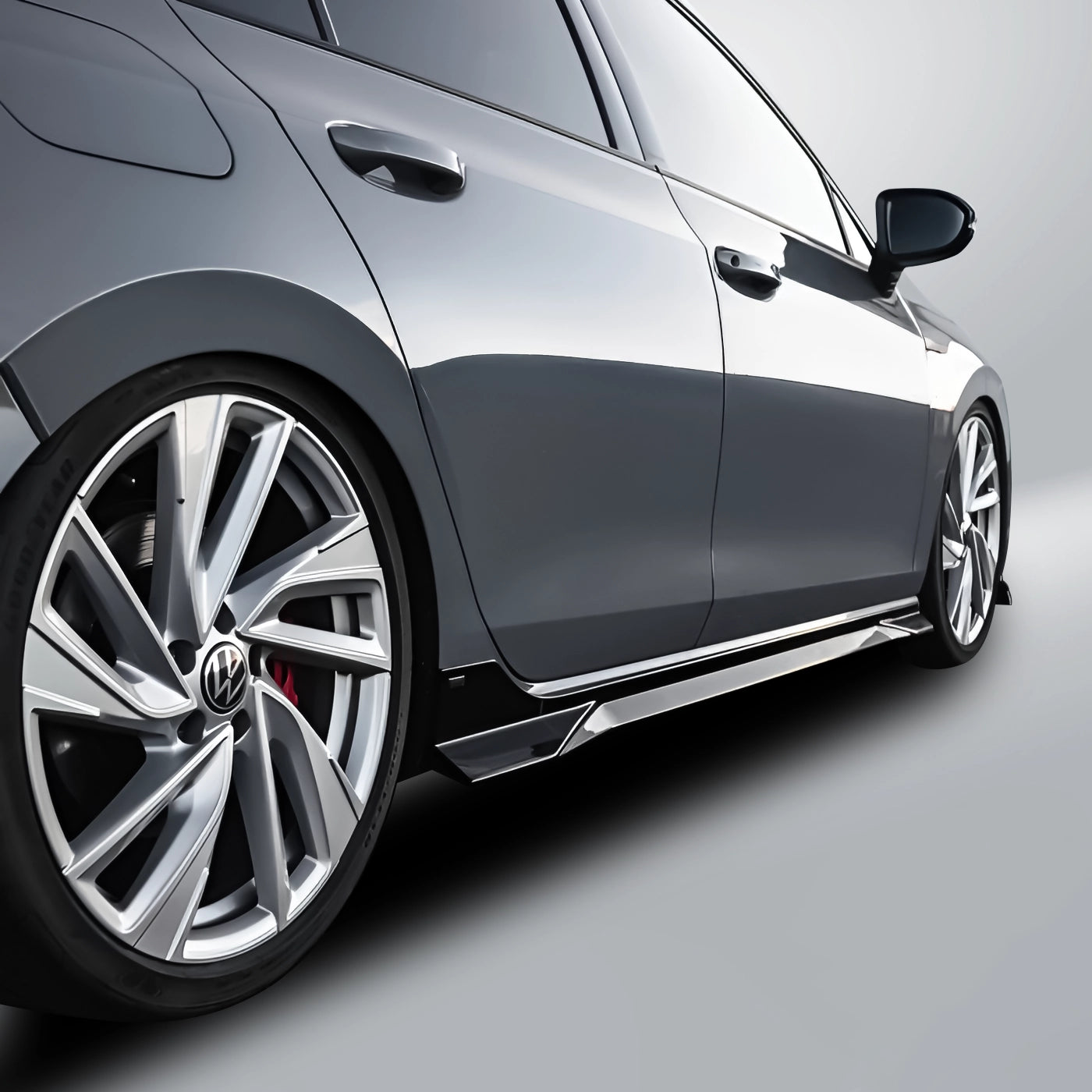 R Style Side Skirts - 2022-2025 Golf Mk8 Base model / GTI / R