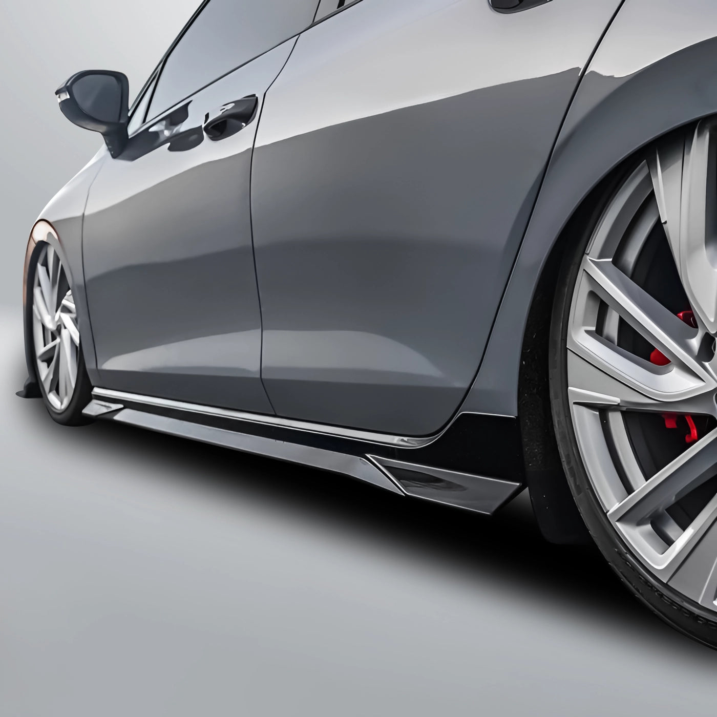 R Style Side Skirts - 2022-2025 Golf Mk8 Base model / GTI / R