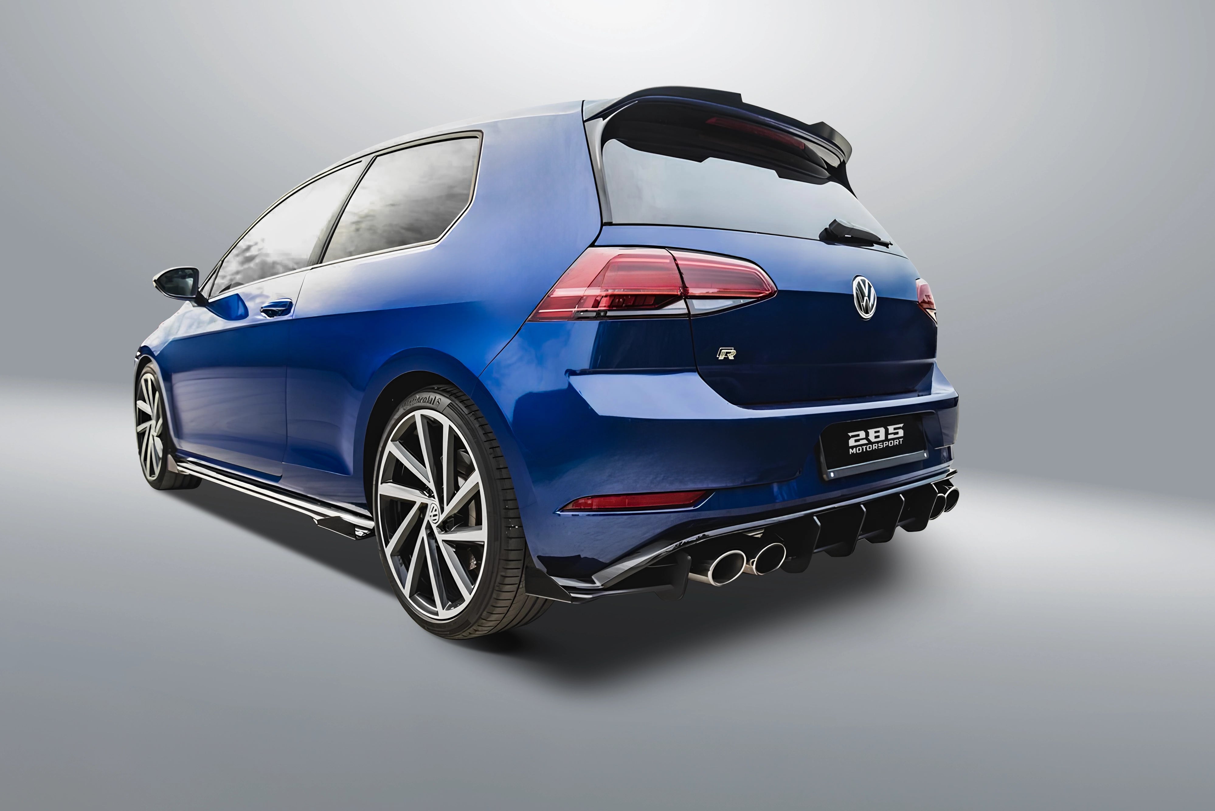 Shark Fin Rear Diffuser - 2018-2021 Golf Mk7.5 GTI