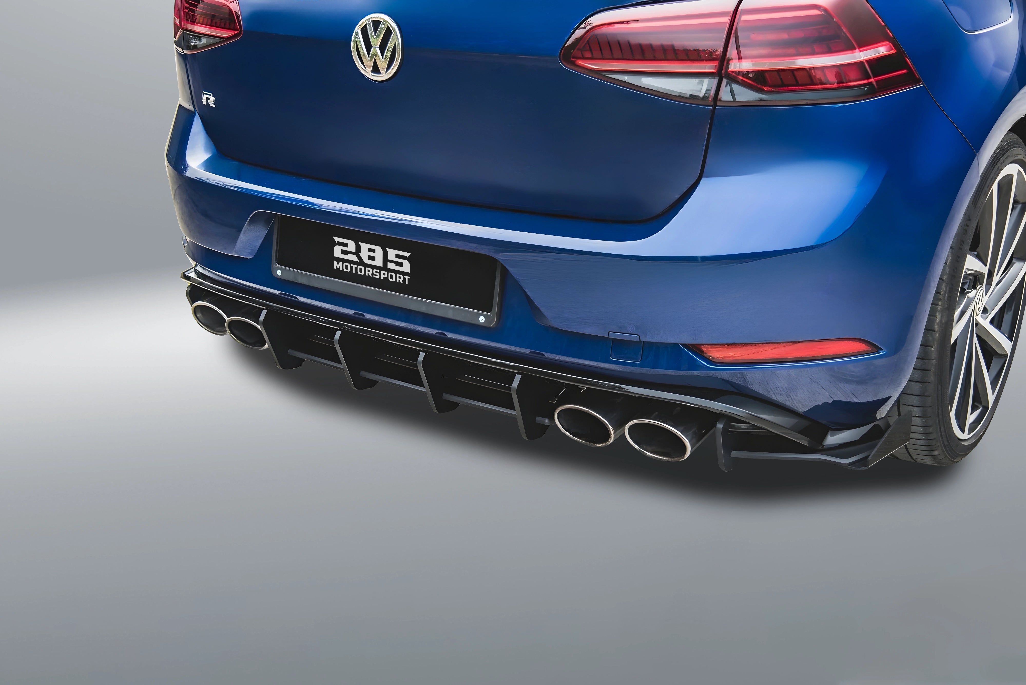 Shark Fin Rear Diffuser - 2018-2021 Golf Mk7.5 GTI