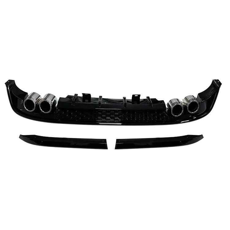 Quad Tips Rear Diffuser - 2019-2021 Jetta Mk7 Base model / GLI / R Line