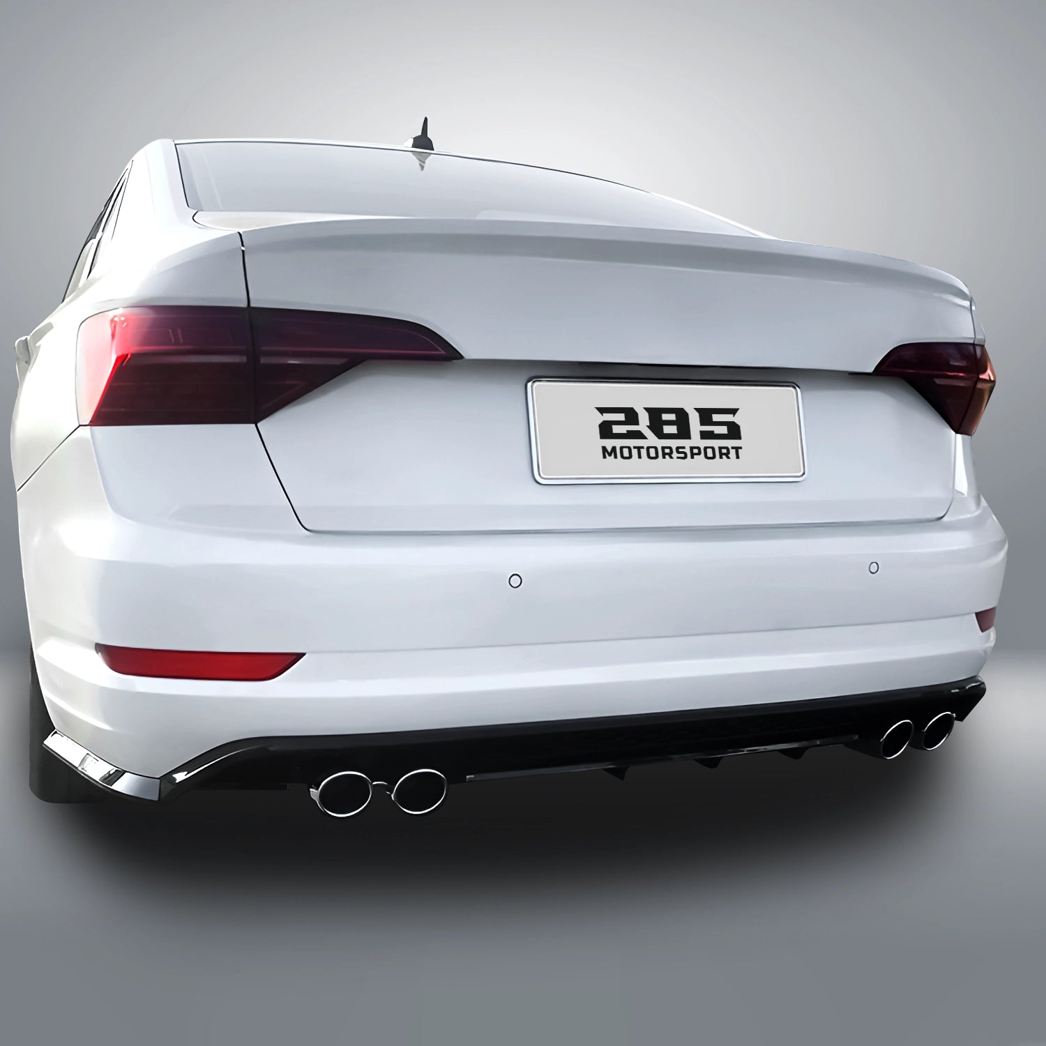 Quad Tips Rear Diffuser - 2019-2021 Jetta Mk7 Base model / GLI / R Line