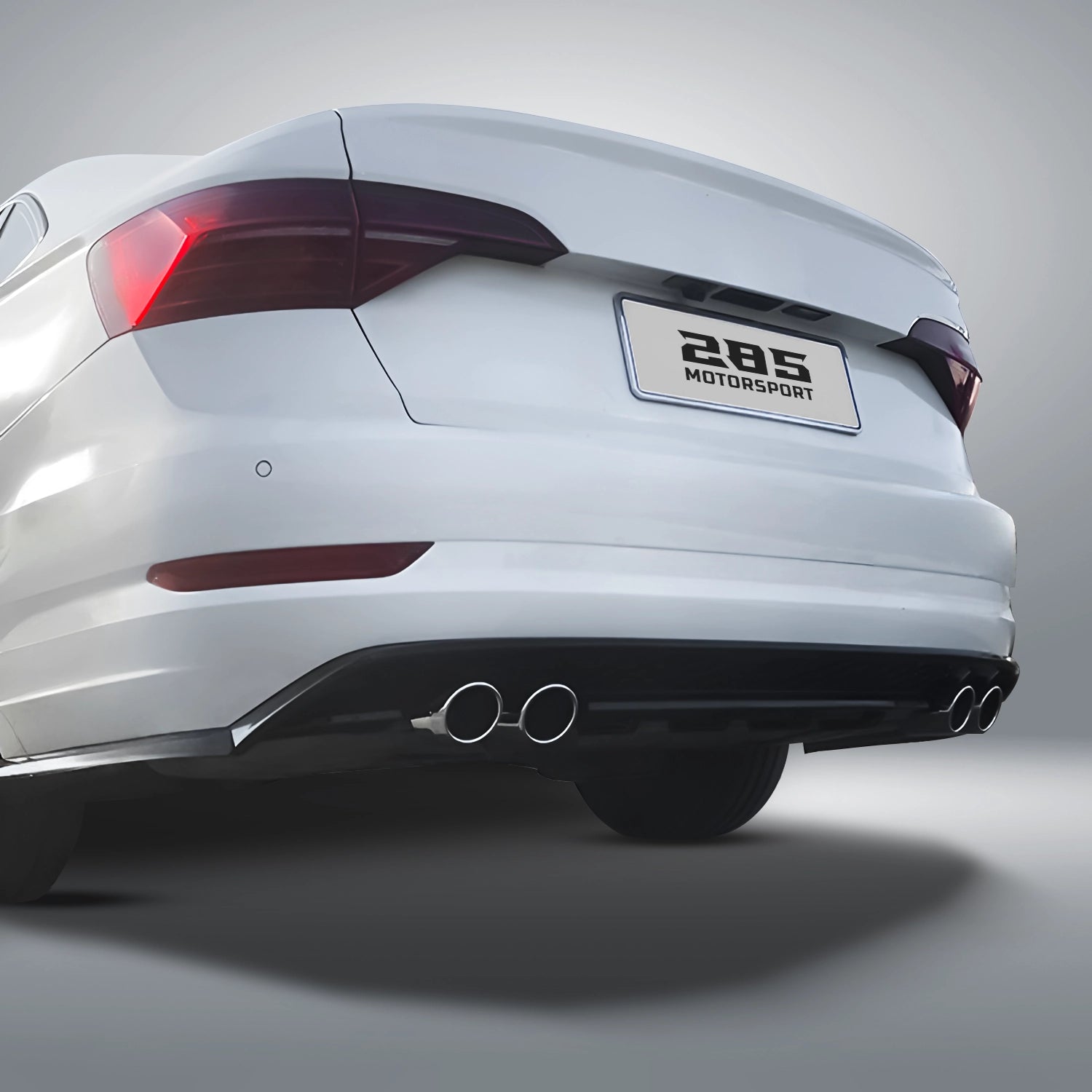 Quad Tips Rear Diffuser - 2019-2021 Jetta Mk7 Base model / GLI / R Line