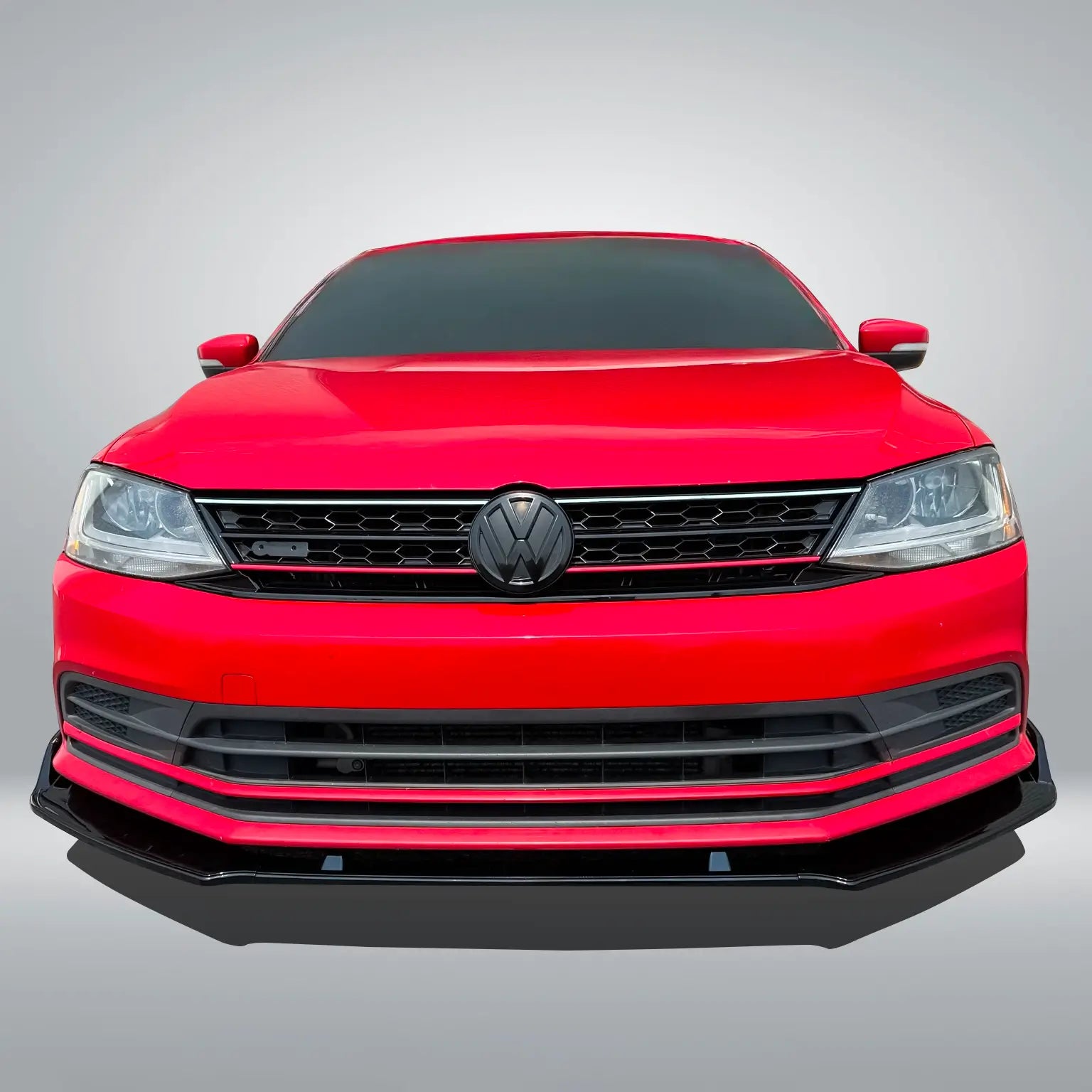Sport Style Front Lip Splitter - 2015-2018 Jetta Mk6 Base model / GLI / R-Line Sedan