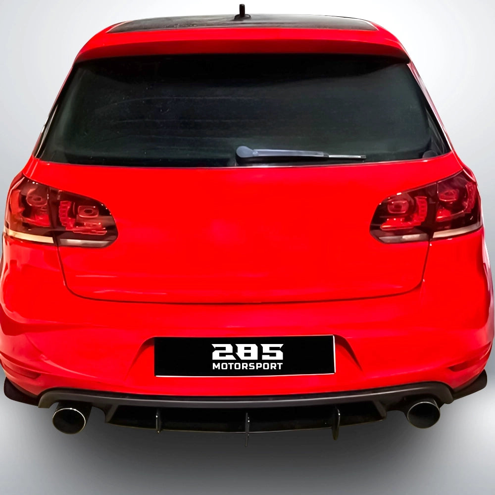 Shark Fin Rear Diffuser - 2010-2014 Golf Mk6 GTI