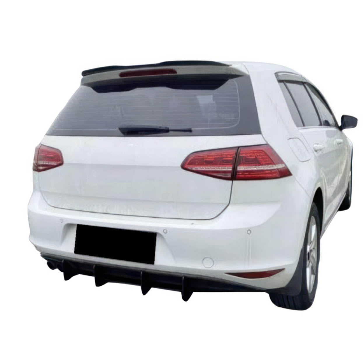 Shark Fin Rear Diffuser - 2015-2017 Golf Mk7 Base Model